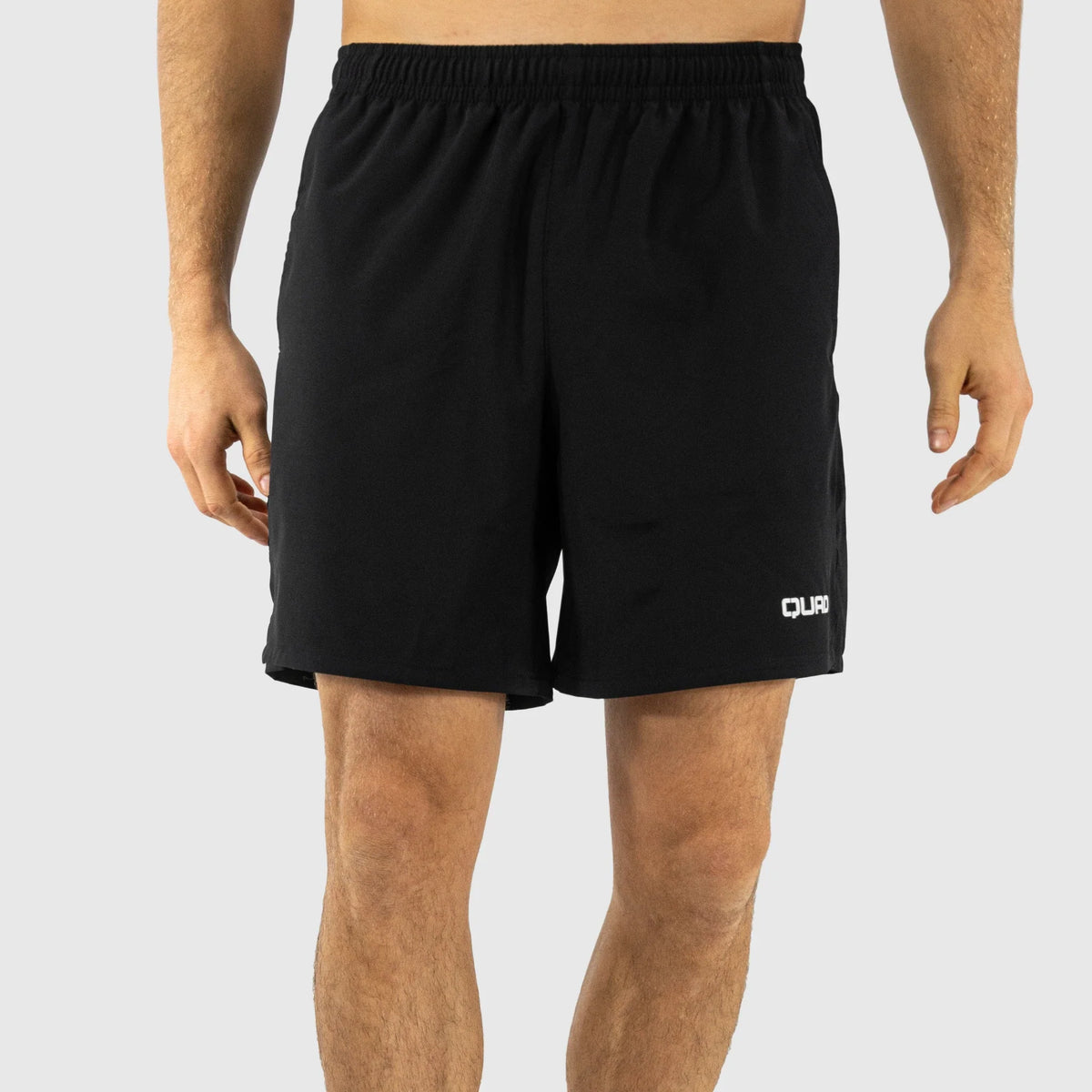 QUAD Boost Shorts Black front view