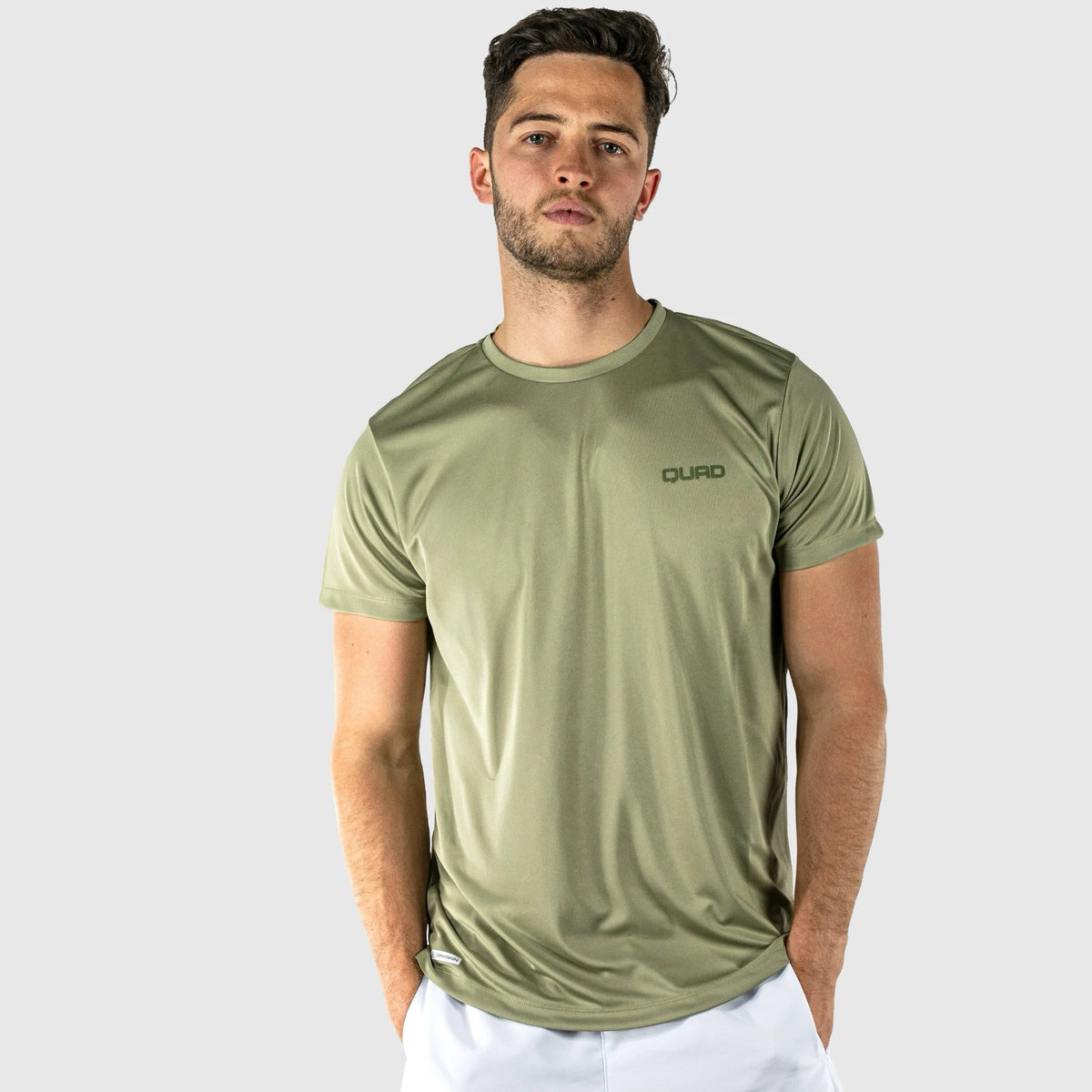 QUAD Elemental Green T Shirt - Front view
