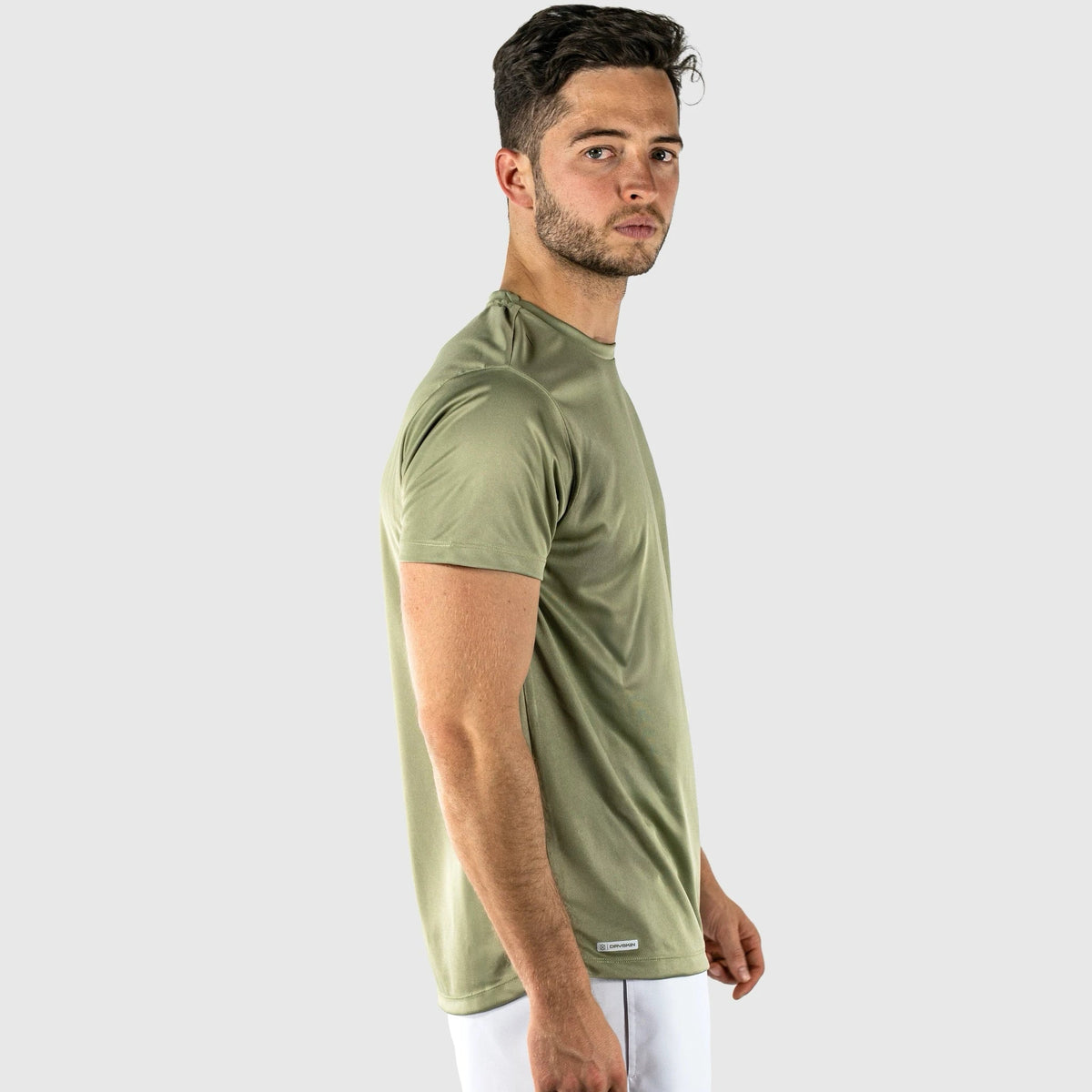 QUAD Elemental Green T Shirt - Side view