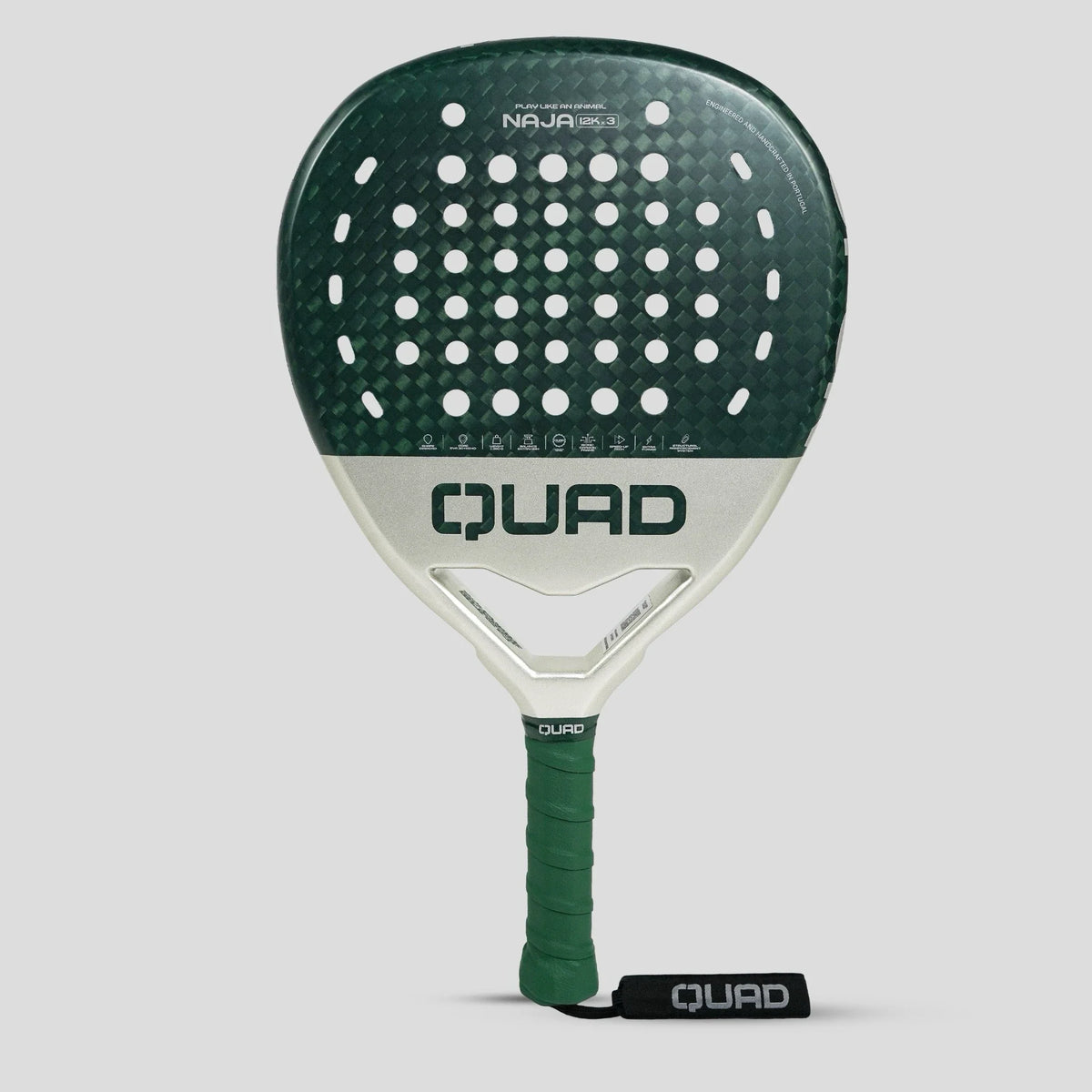 QUAD NAJA padel Racket font view
