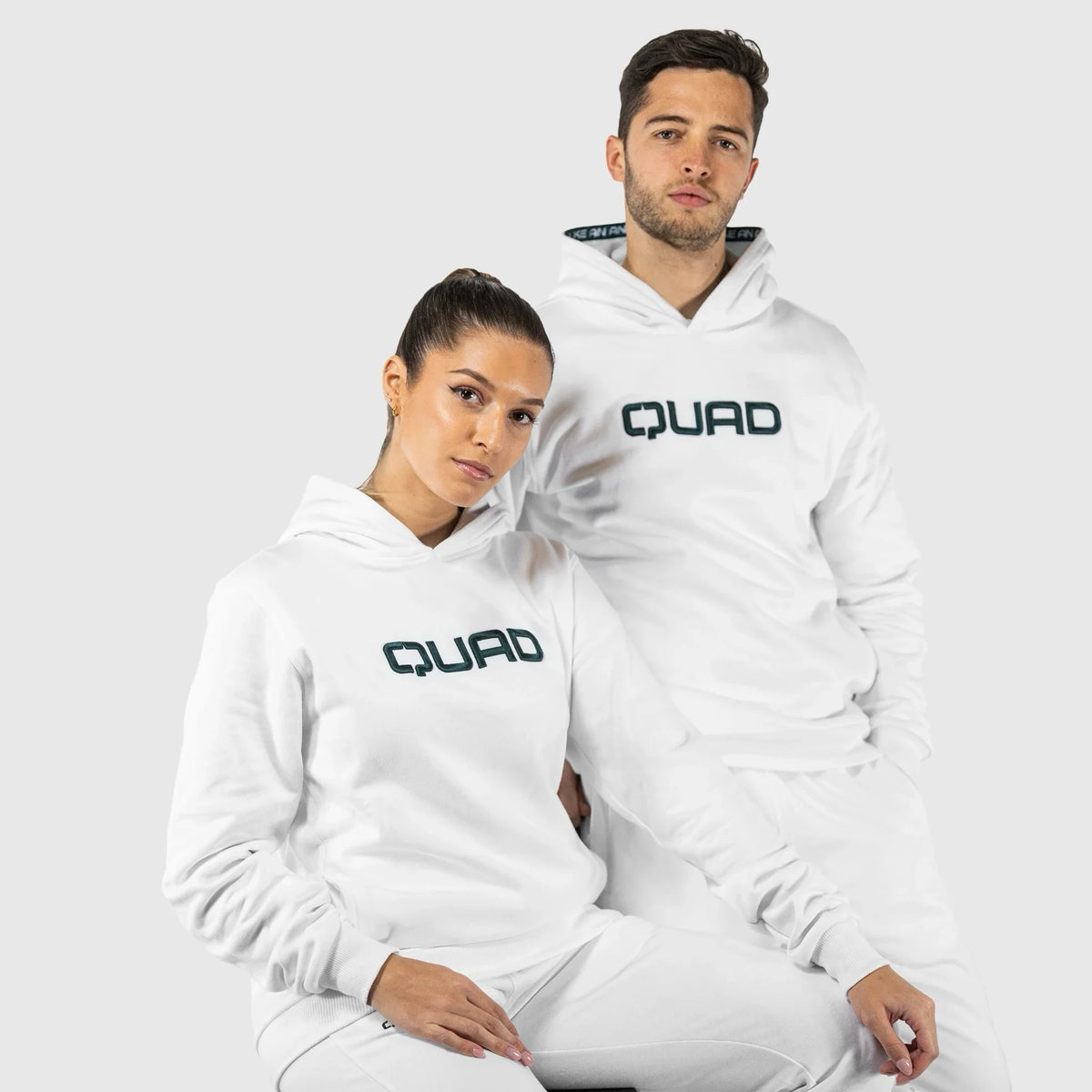 Signature White Hoodie