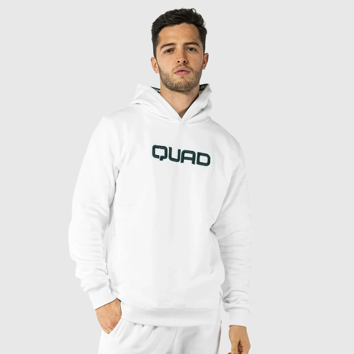 Signature White Hoodie