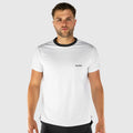 Club Pickleball T-Shirt White and Grey - front view