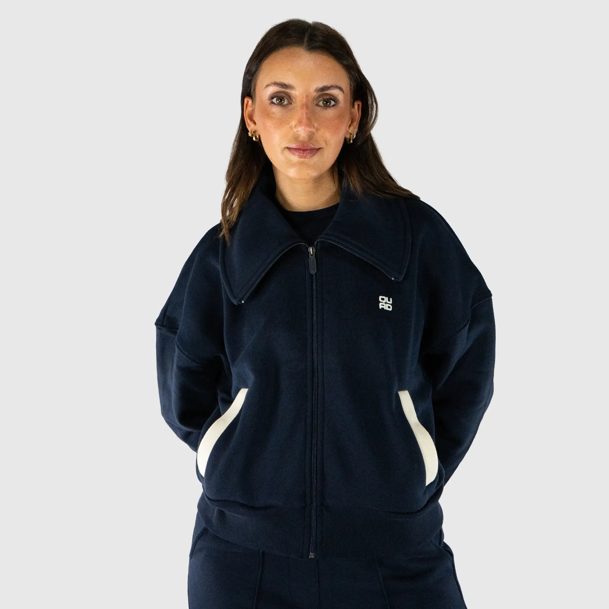 Core Jacket Navy — Front View