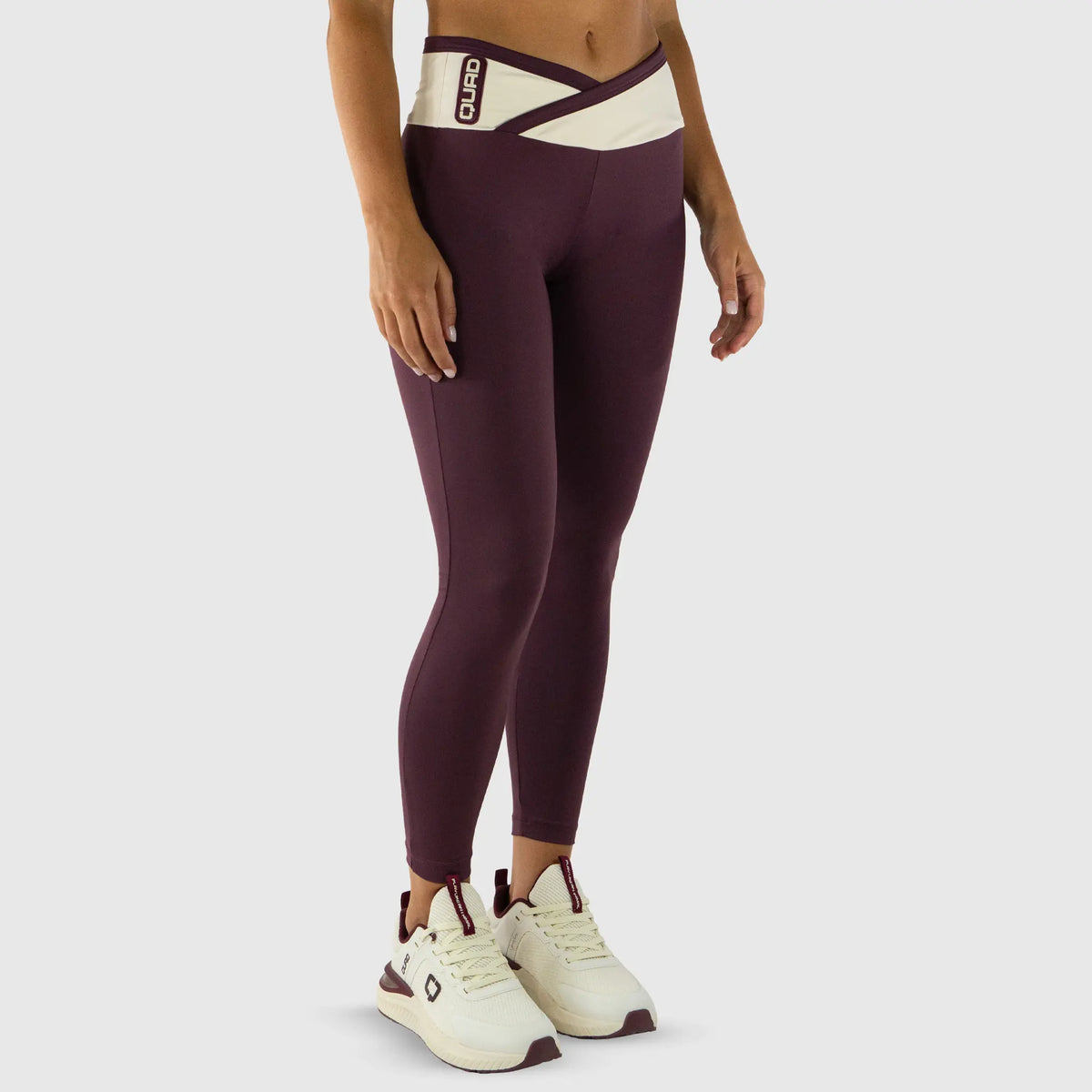 Clash Leggings Burgundy — Back View