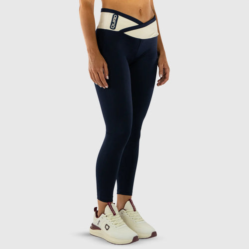 Clash Leggings Navy — Back View