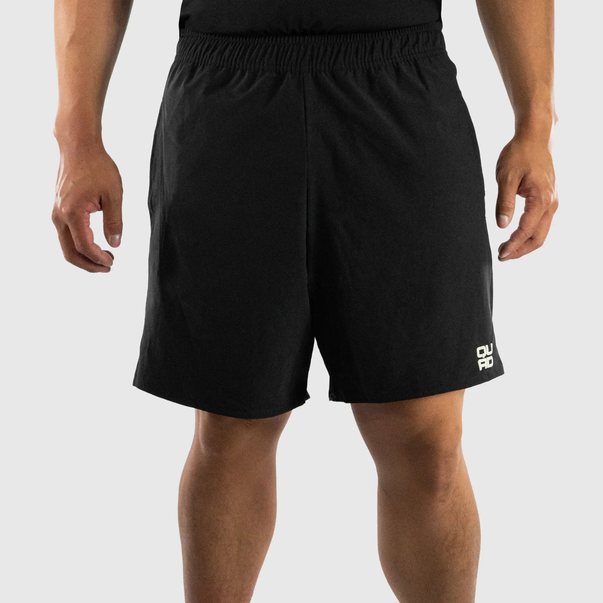 Loop Shorts Black — Front View
