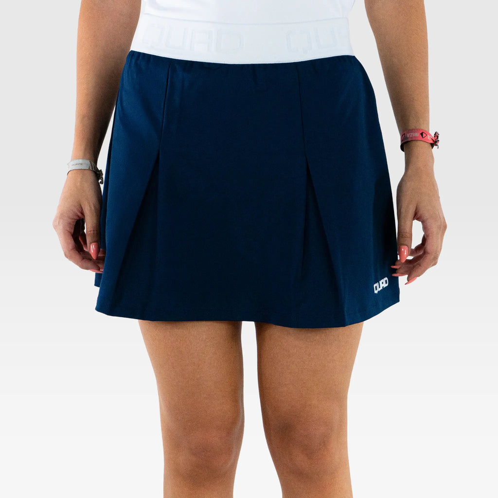 Precision Pickleball Skirt Navy - front view