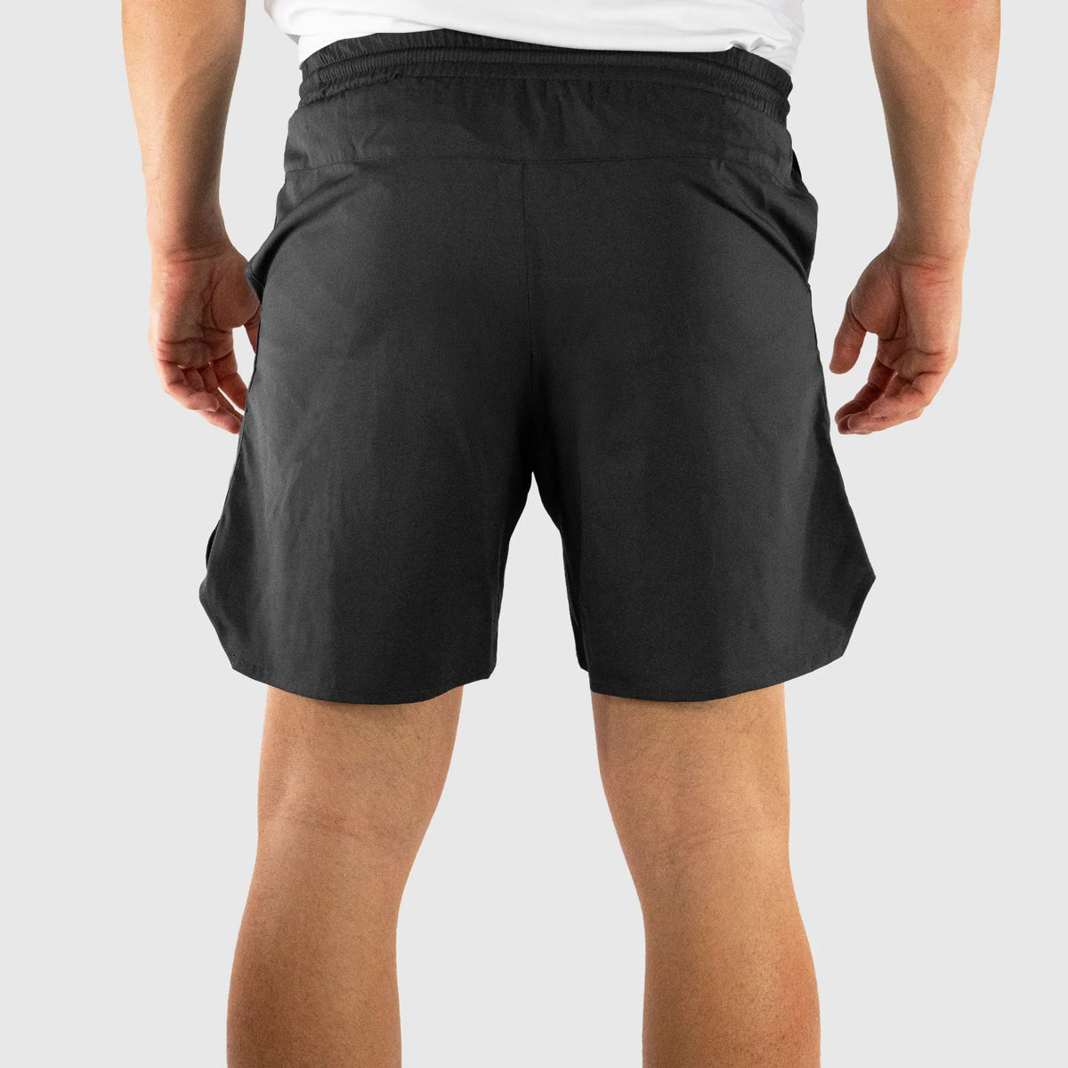 Tour Pickleball Shorts Grey - back view