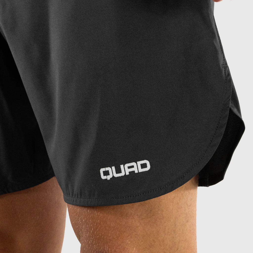 Tour Pickleball Shorts Grey - fabric detail