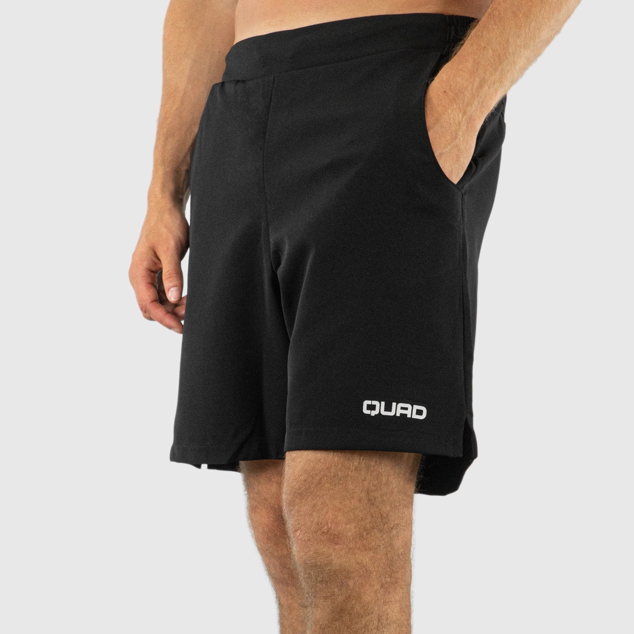 QUAD – Calções Padel Masculino Court Preto – QUAD partners